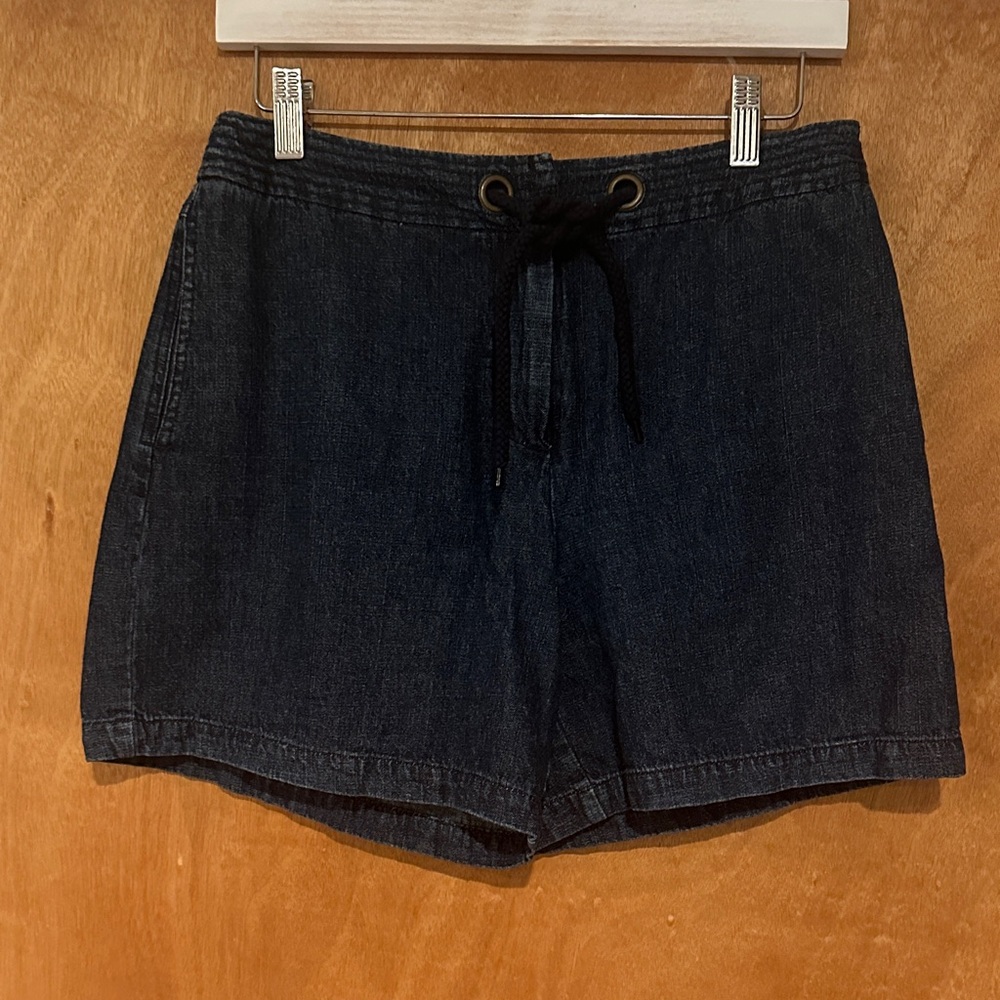 Kate Hill Classic modest Lightweight Blue Denim Shorts